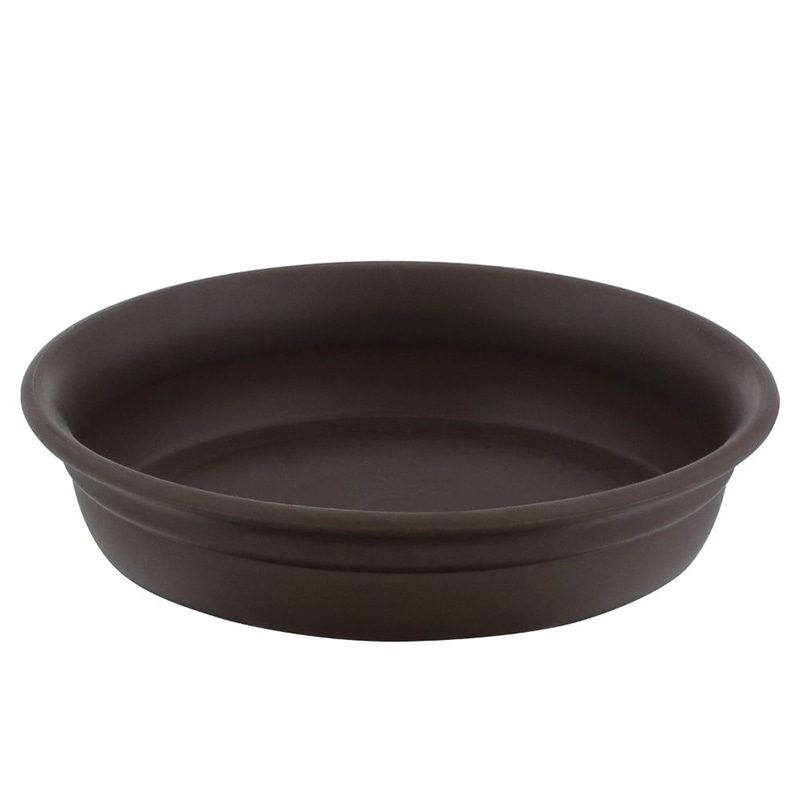 中山福 フラワーリングポット用プレート 5号 ブラウン MA-3280 1個（ご注文単位1個）【直送品】