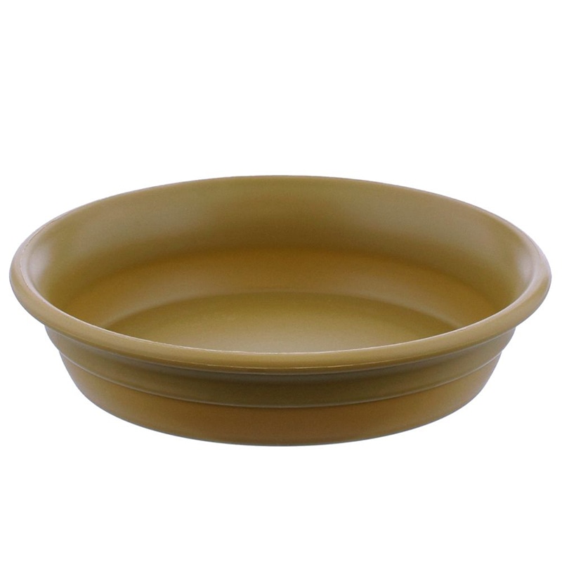 中山福 フラワーリングポット用プレート 4号 イエロー MA-3278 1個（ご注文単位1個）【直送品】