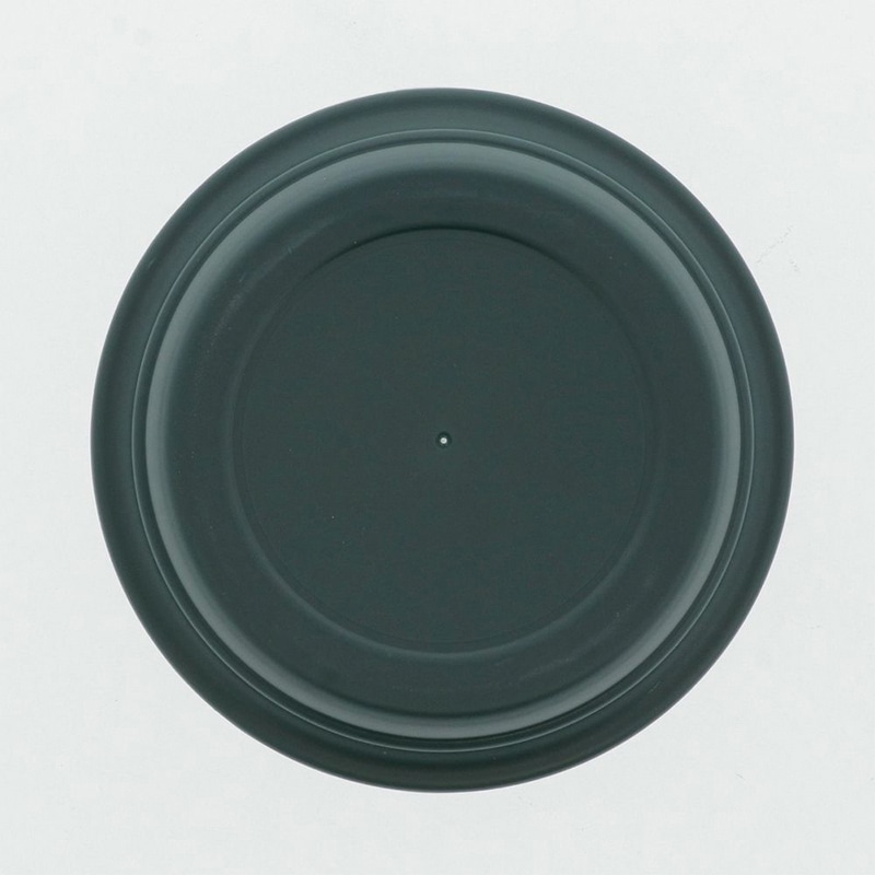 中山福 フラワーリングポット用プレート 4号 グリーン MA-3277 1個(ご注文単位1個)【直送品】