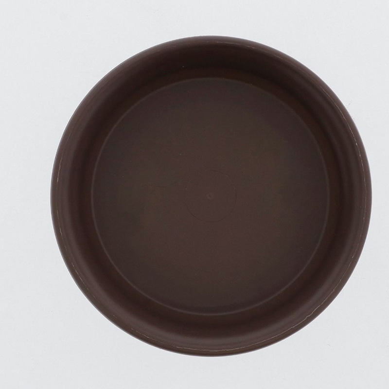 中山福 フラワーリングポット用プレート 4号 ブラウン MA-3276 1個(ご注文単位1個)【直送品】