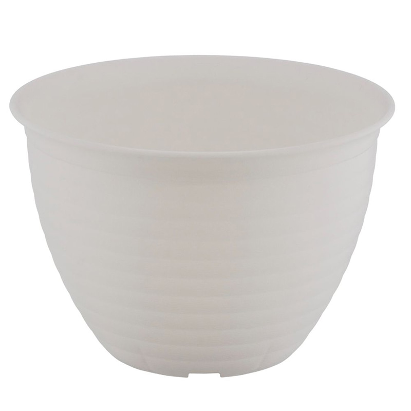 中山福 フラワーリングポット 8号 ホワイト MA-3275 1個（ご注文単位1個）【直送品】