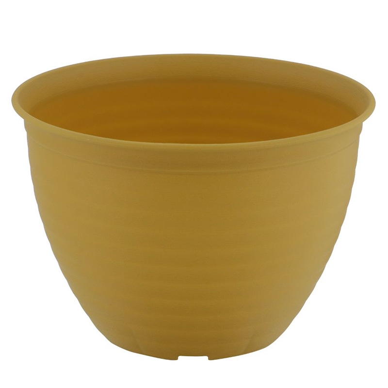 中山福 フラワーリングポット 8号 モスイエロー MA-3274 1個（ご注文単位1個）【直送品】