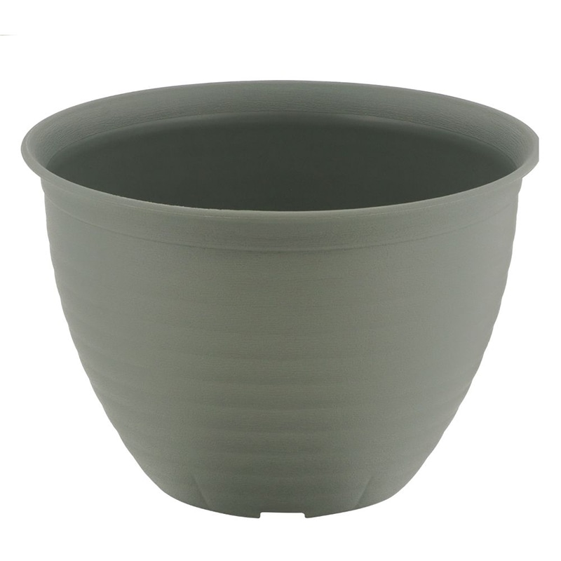 中山福 フラワーリングポット 8号 モスグリーン MA-3273 1個（ご注文単位1個）【直送品】