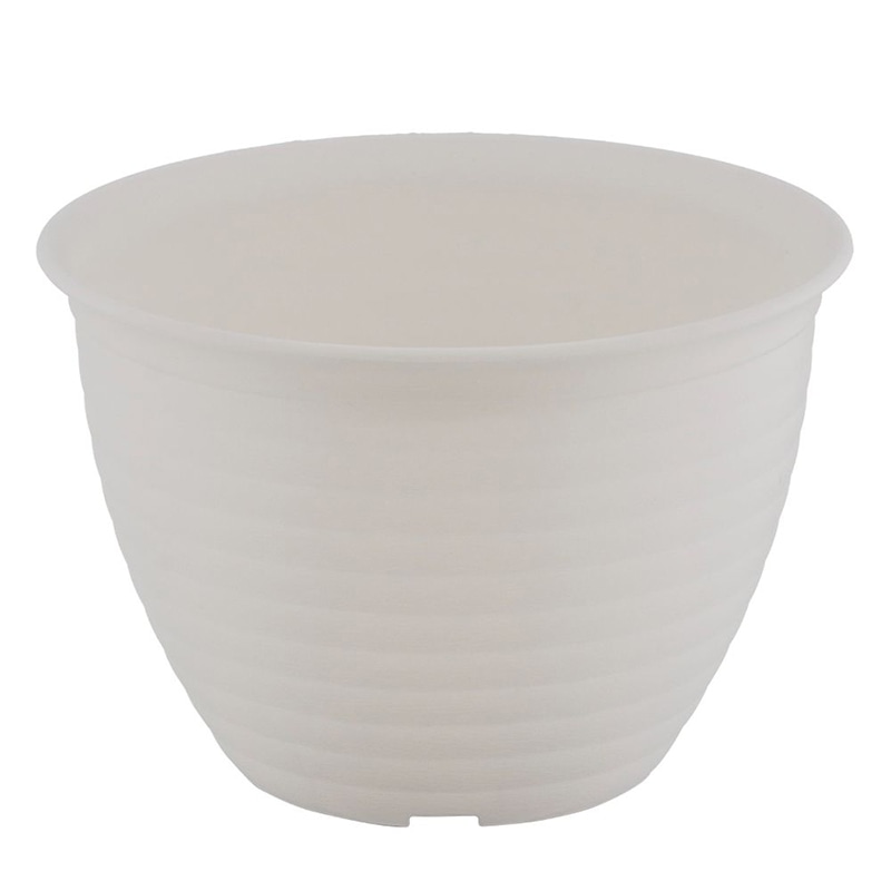 中山福 フラワーリングポット 7号 ホワイト MA-3271 1個（ご注文単位1個）【直送品】