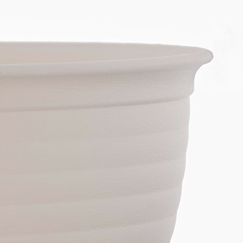 中山福 フラワーリングポット 7号 ホワイト MA-3271 1個(ご注文単位1個)【直送品】