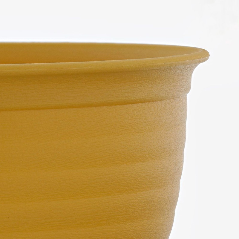 中山福 フラワーリングポット 7号 モスイエロー MA-3270 1個(ご注文単位1個)【直送品】