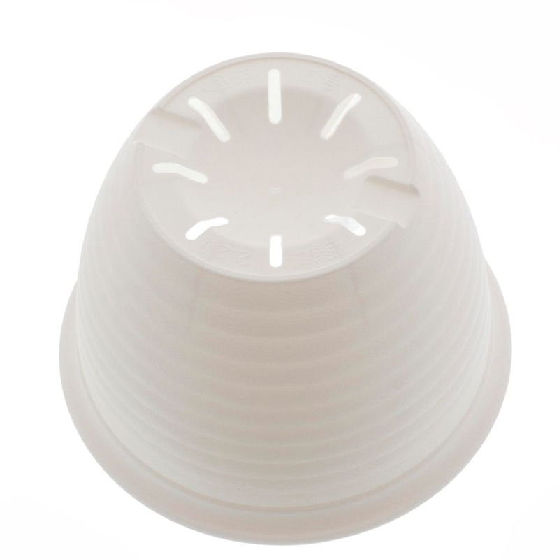 中山福 フラワーリングポット 6号 ホワイト MA-3267 1個(ご注文単位1個)【直送品】