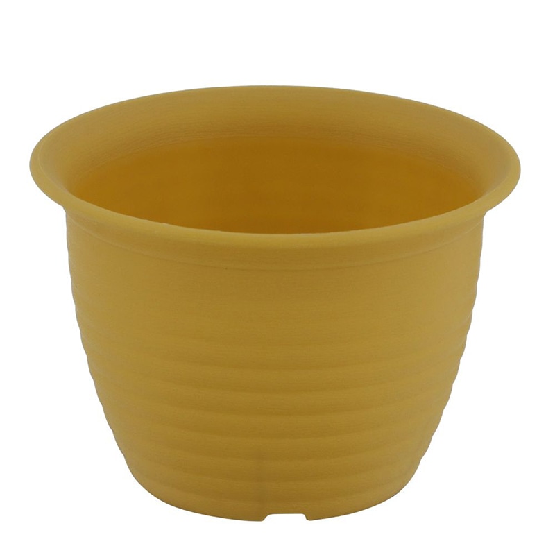 中山福 フラワーリングポット 4号 モスイエロー MA-3258 1個（ご注文単位1個）【直送品】
