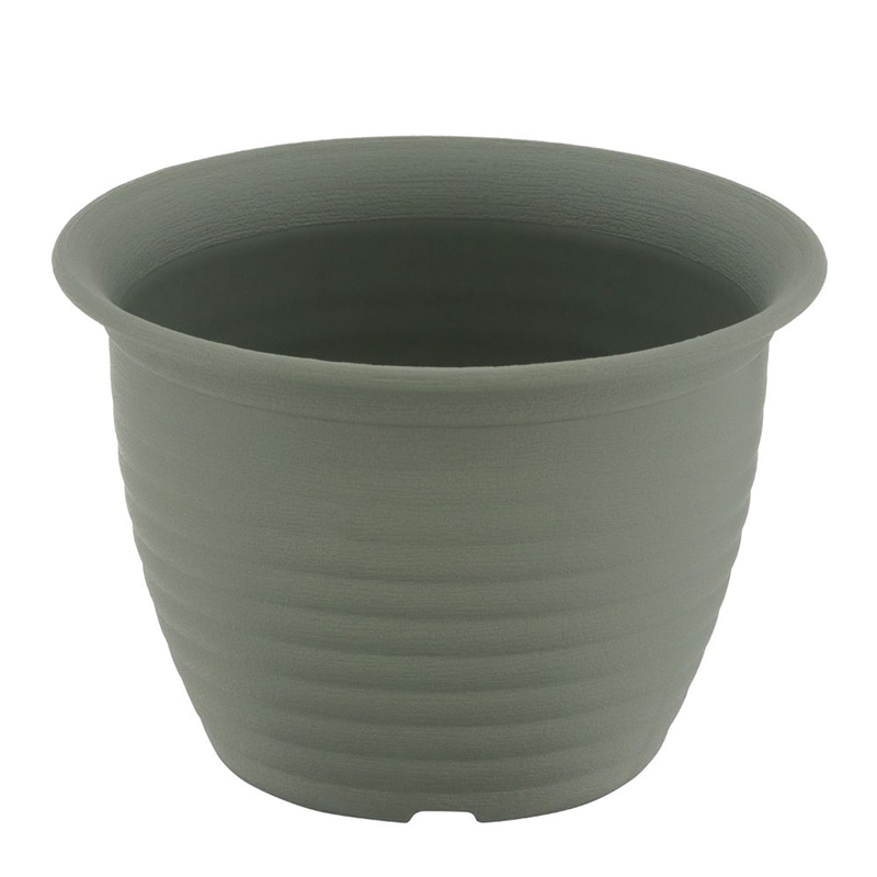 中山福 フラワーリングポット 4号 モスグリーン MA-3257 1個（ご注文単位1個）【直送品】