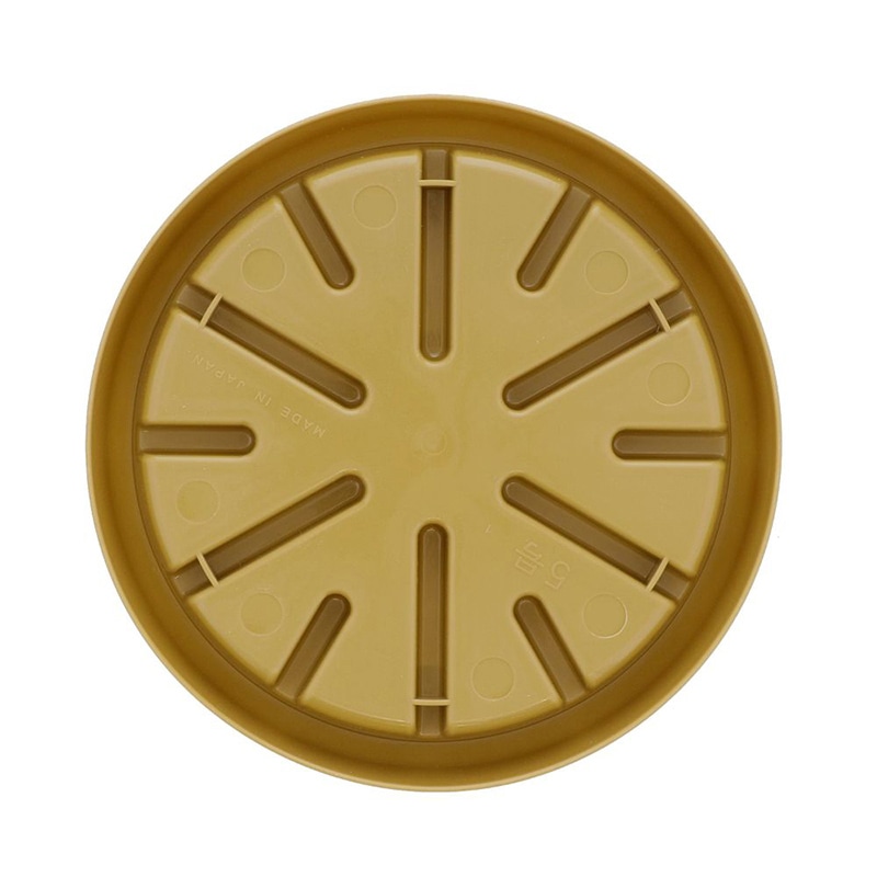 中山福 レドンドフラワーポット用根腐れ防止プレート 5号 イエロー MA-3254 1個(ご注文単位1個)【直送品】