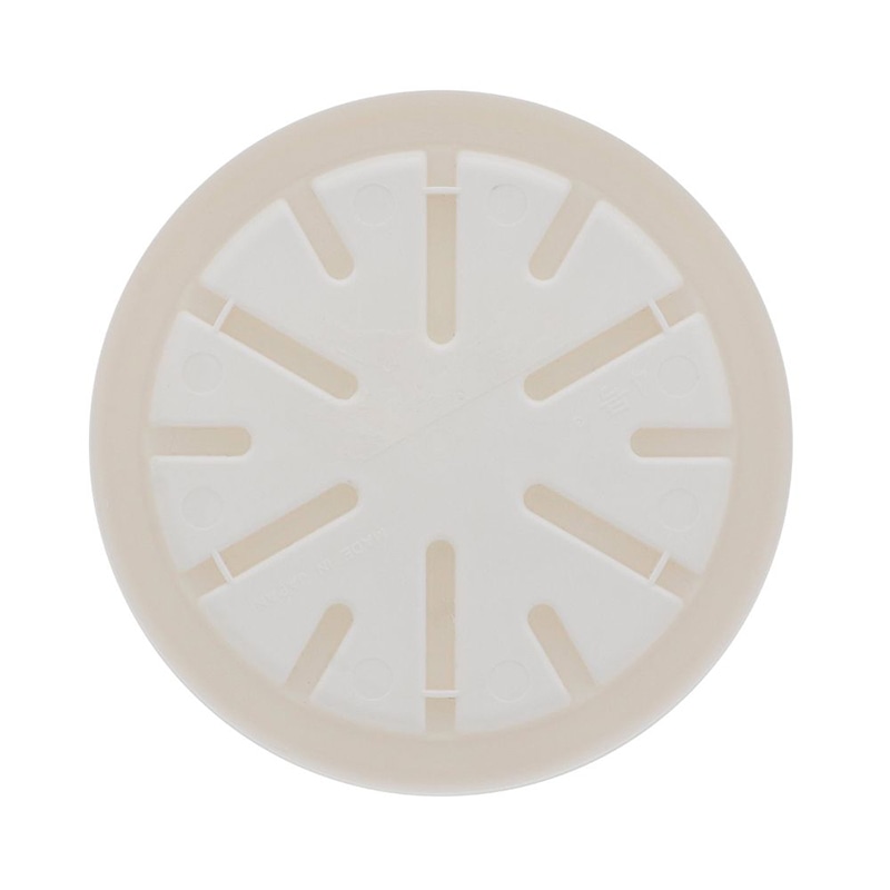 中山福 レドンドフラワーポット用根腐れ防止プレート 4号 ホワイト MA-3251 1個(ご注文単位1個)【直送品】