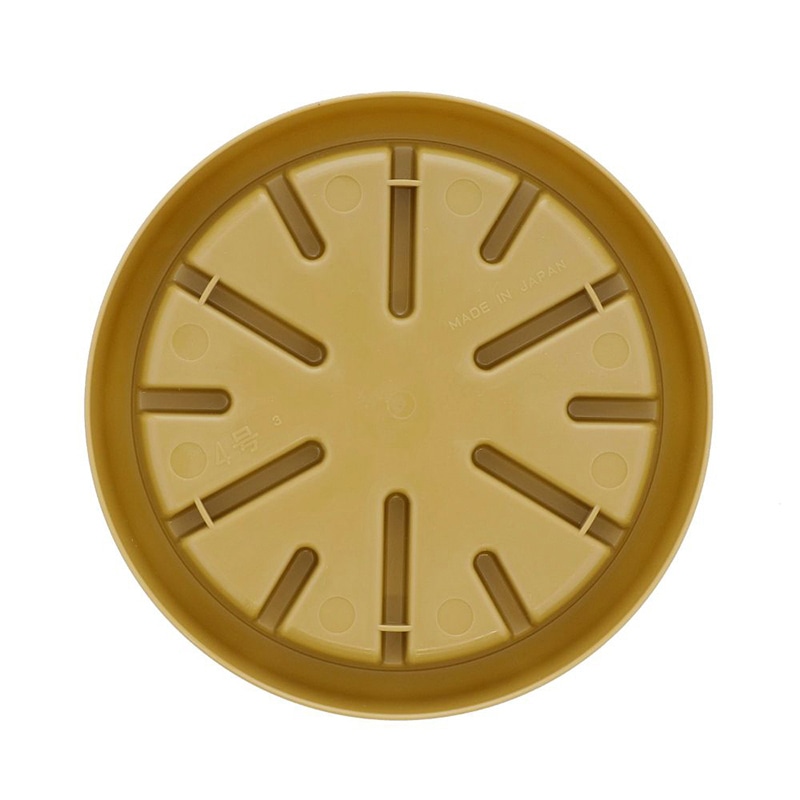 中山福 レドンドフラワーポット用根腐れ防止プレート 4号 イエロー MA-3250 1個(ご注文単位1個)【直送品】