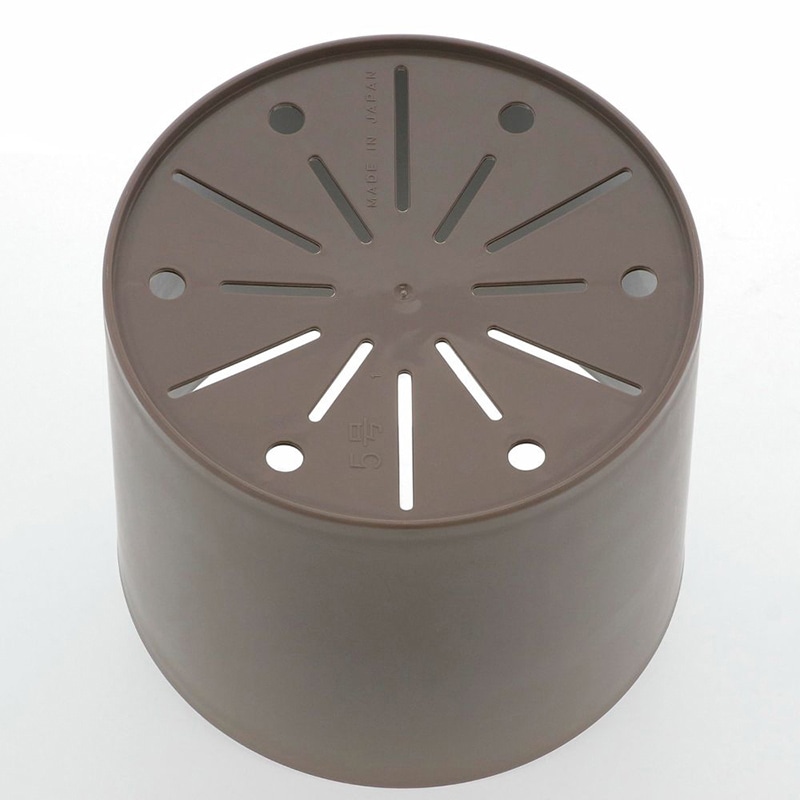 中山福 レドンドフラワーポット 5号 モスブラウン MA-3244 1個(ご注文単位1個)【直送品】