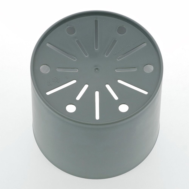 中山福 レドンドフラワーポット 4号 モスグリーン MA-3241 1個(ご注文単位1個)【直送品】