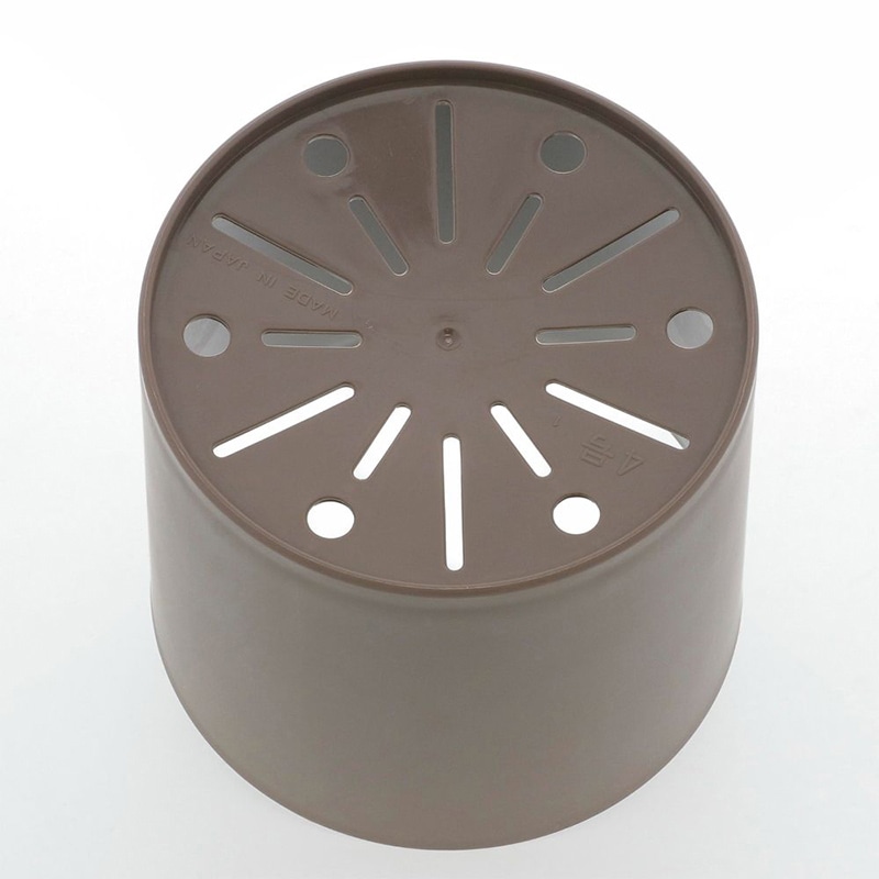 中山福 レドンドフラワーポット 4号 モスブラウン MA-3240 1個(ご注文単位1個)【直送品】