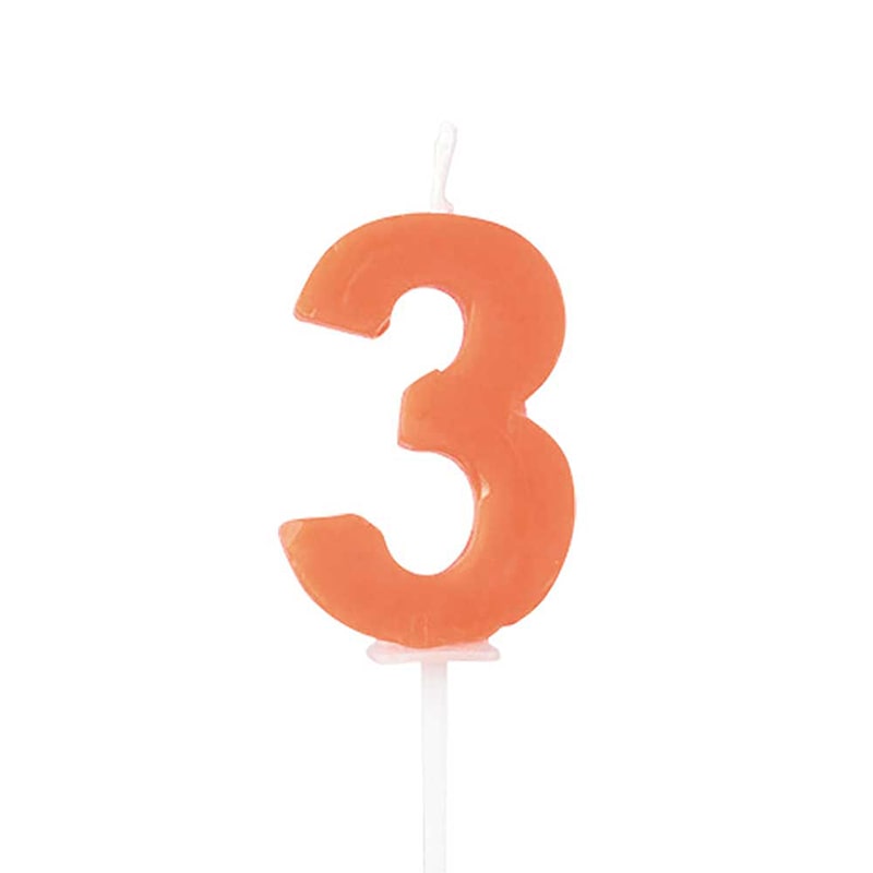 リバティコーポレーション キャンドル 数字 3 LD-564 1個（ご注文単位1個）【直送品】