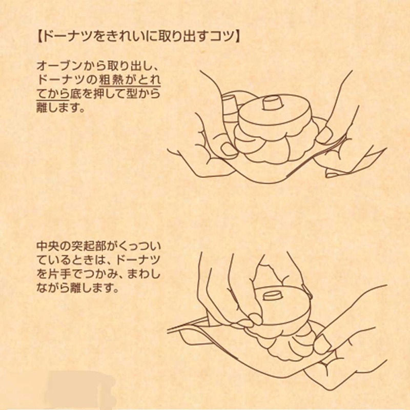 リバティコーポレーション シリコーンドーナツ型 ポンデ 6個取 LD-522 1個（ご注文単位1個）【直送品】