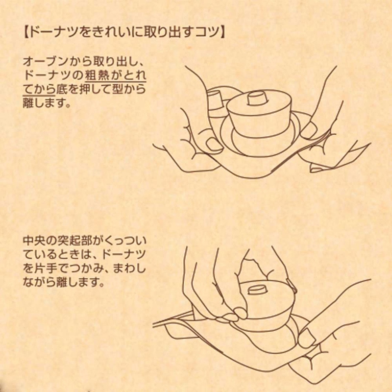 リバティコーポレーション シリコーンドーナツ型 リング 6個取 LD-521 1個(ご注文単位1個)【直送品】