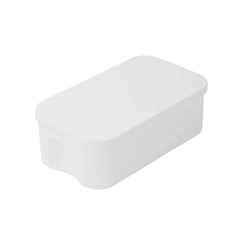 リバティコーポレーション やわらか収納ボックス フタ付 S ホワイト LD-476 1個（ご注文単位1個）【直送品】