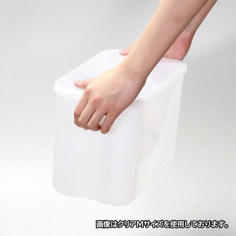 リバティコーポレーション やわらか収納ボックス フタ付 S ホワイト LD-476 1個(ご注文単位1個)【直送品】