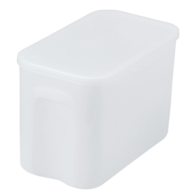 リバティコーポレーション やわらか収納ボックス フタ付 M クリア LD-474 1個（ご注文単位1個）【直送品】