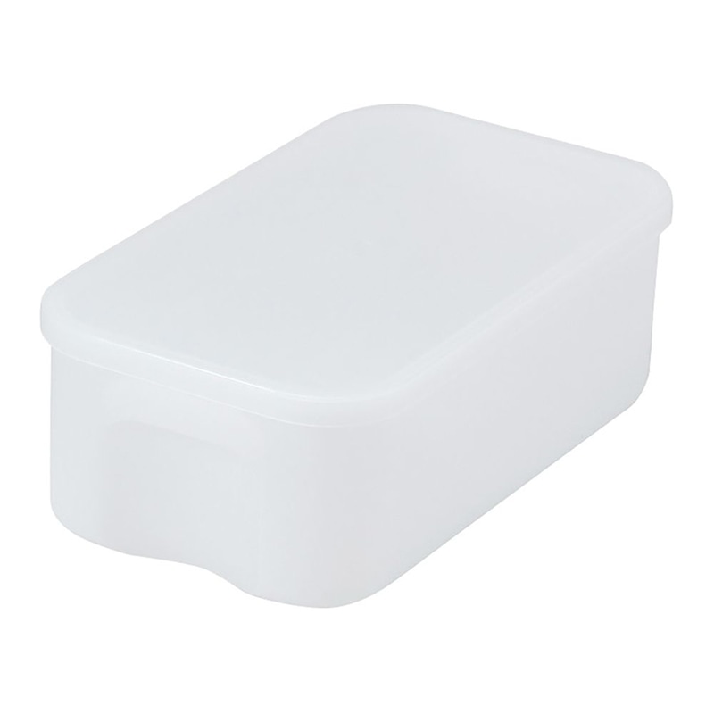 リバティコーポレーション やわらか収納ボックス フタ付 S クリア LD-473 1個（ご注文単位1個）【直送品】