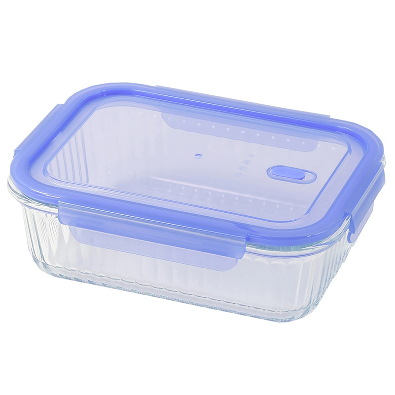 リバティコーポレーション 保存容器 耐熱ガラス 長方形 1400ml LD-472 1個（ご注文単位1個）【直送品】