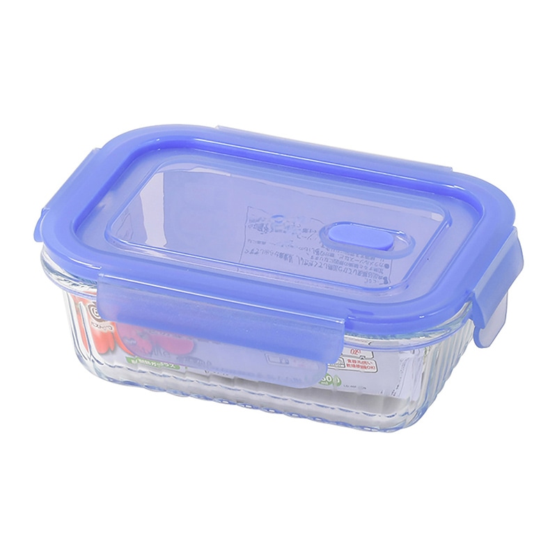 リバティコーポレーション 保存容器 耐熱ガラス 長方形 350ml LD-469 1個（ご注文単位1個）【直送品】