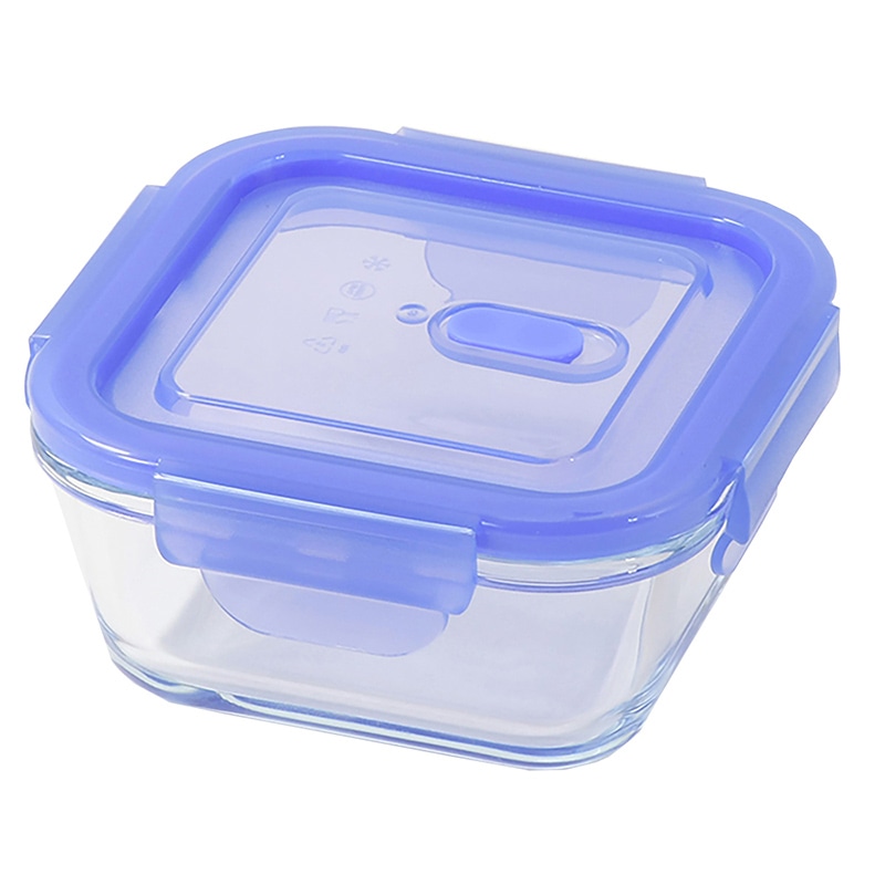 リバティコーポレーション 保存容器 耐熱ガラス 正方形 290ml LD-467 1個（ご注文単位1個）【直送品】