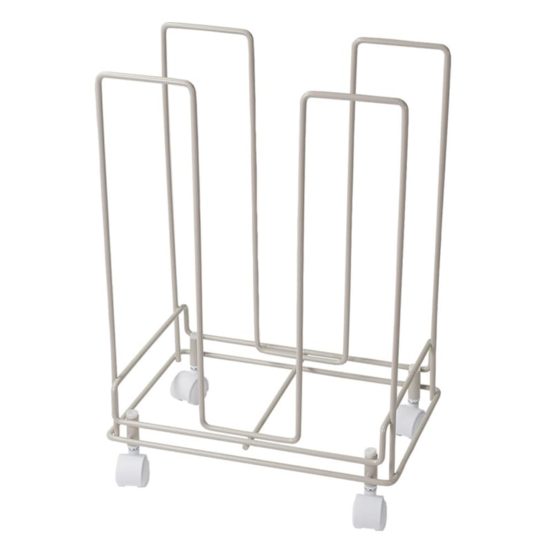 リバティコーポレーション 段ボールストッカー キャスター付 ワームグレー LD-456 1個（ご注文単位1個）【直送品】