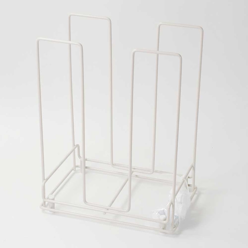 リバティコーポレーション 段ボールストッカー キャスター付 ワームグレー LD-456 1個(ご注文単位1個)【直送品】