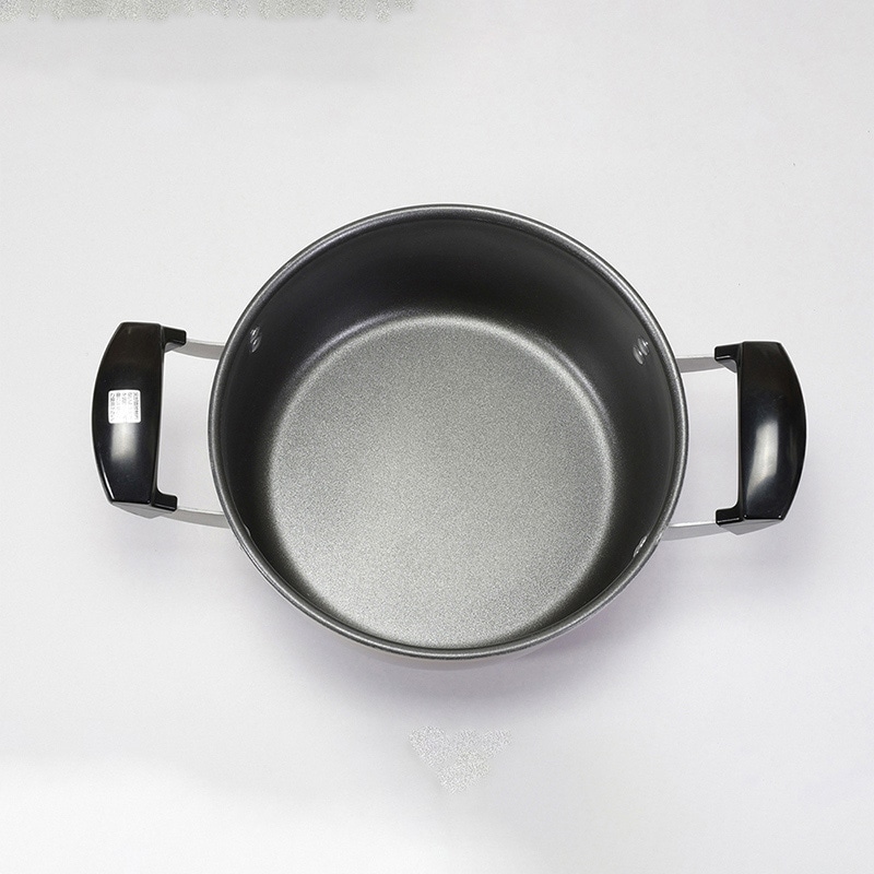 リバティコーポレーション アルミ鍋 両手 フッ素樹脂加工 ガス火 20cm LD-377 1個(ご注文単位1個)【直送品】