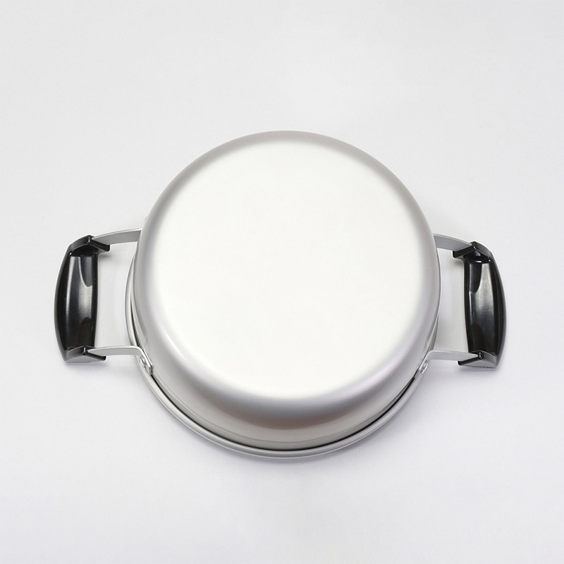 リバティコーポレーション アルミ鍋 両手 フッ素樹脂加工 ガス火 20cm LD-377 1個(ご注文単位1個)【直送品】