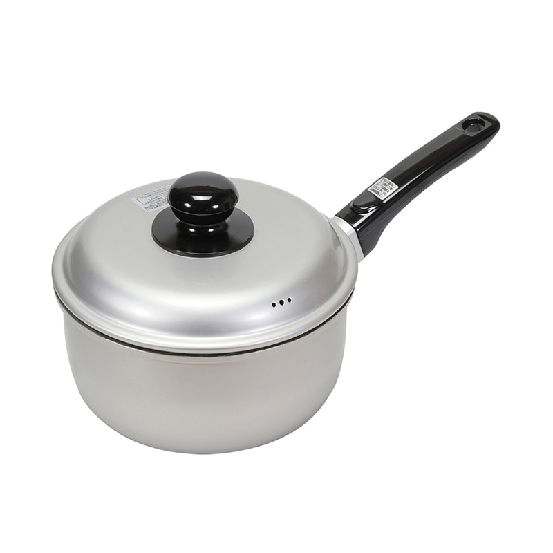 リバティコーポレーション アルミ鍋 片手 フッ素樹脂加工 ガス火 16cm LD-375 1個（ご注文単位1個）【直送品】