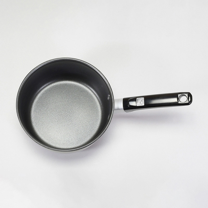 リバティコーポレーション アルミ鍋 片手 フッ素樹脂加工 ガス火 16cm LD-375 1個（ご注文単位1個）【直送品】