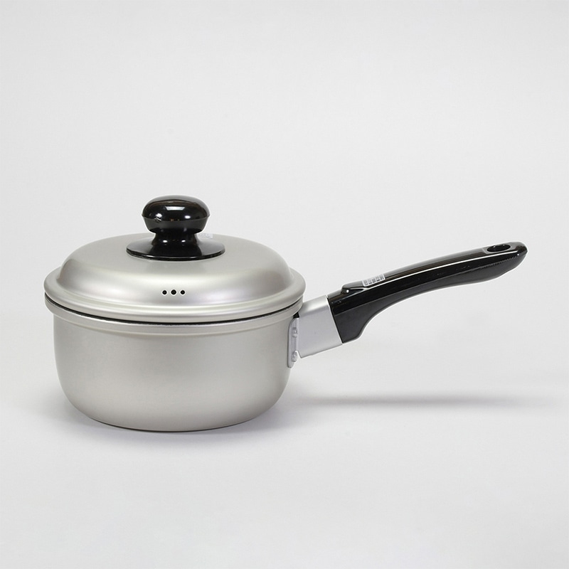 リバティコーポレーション アルミ鍋 片手 フッ素樹脂加工 ガス火 14cm LD-374 1個(ご注文単位1個)【直送品】