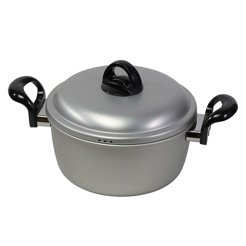 リバティコーポレーション アルミ鍋 両手 ガス火 20cm LD-370 1個(ご注文単位1個)【直送品】