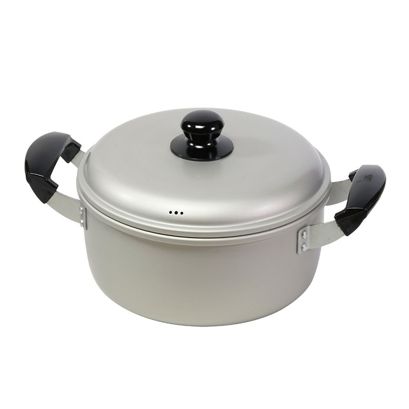 リバティコーポレーション アルミ鍋 両手 ガス火 22cm LD-360 1個(ご注文単位1個)【直送品】