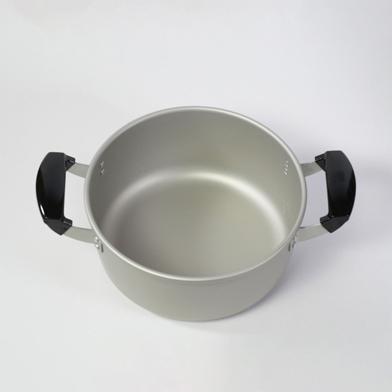 リバティコーポレーション アルミ鍋 両手 ガス火 22cm LD-360 1個(ご注文単位1個)【直送品】