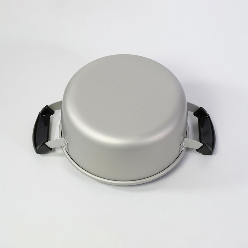 リバティコーポレーション アルミ鍋 両手 ガス火 22cm LD-360 1個(ご注文単位1個)【直送品】