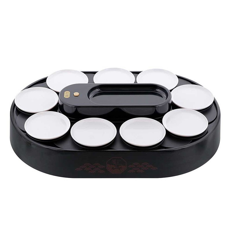 リバティコーポレーション 我が家の回転寿司 電池式 ブラック LD-349 1個(ご注文単位1個)【直送品】