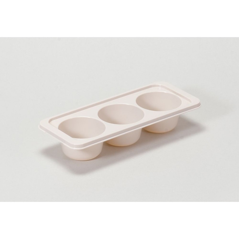 リバティコーポレーション 保存容器 冷凍トレー 6号カップ×3マス LD-342 1個（ご注文単位1個）【直送品】