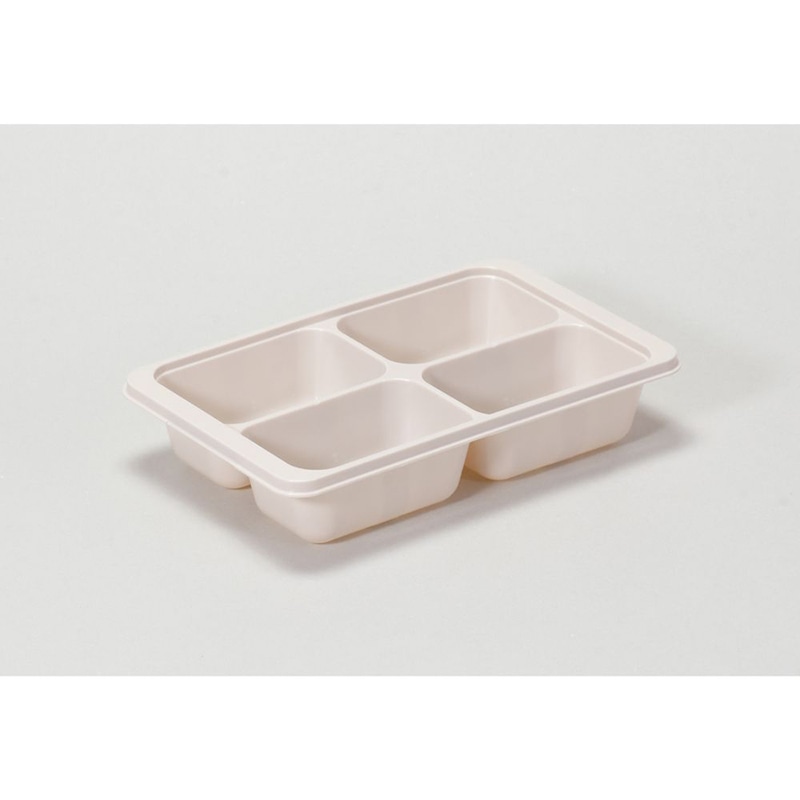 リバティコーポレーション 保存容器 冷凍トレー 130ml×4マス LD-341 1個（ご注文単位1個）【直送品】