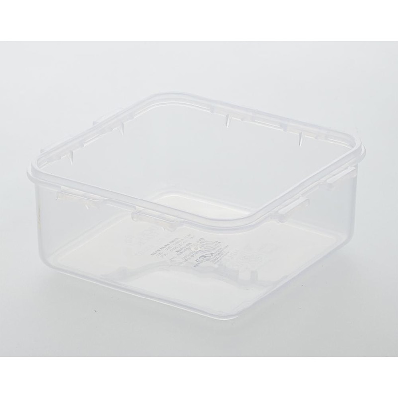 中山福 保存容器 ロック&ロック クラシック 600ml グレー HPL854G 1個(ご注文単位1個)【直送品】