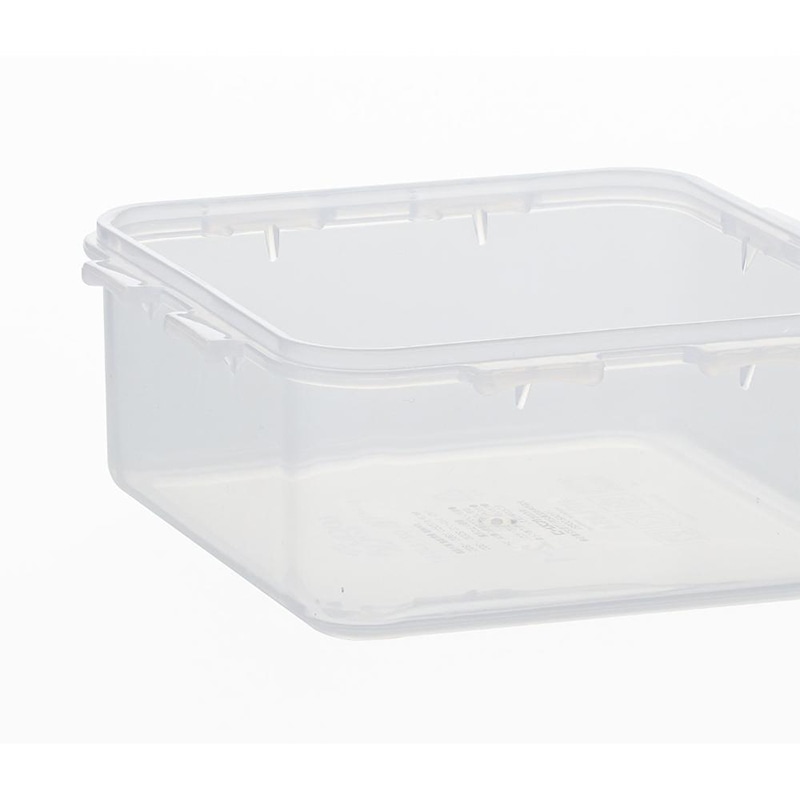 中山福 保存容器 ロック&ロック クラシック 600ml グレー HPL854G 1個(ご注文単位1個)【直送品】