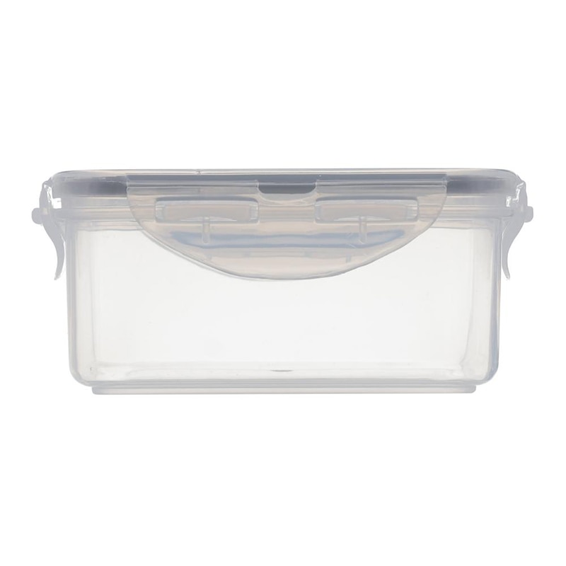 中山福 保存容器 ロック&ロック クラシック 600ml グレー HPL854G 1個(ご注文単位1個)【直送品】