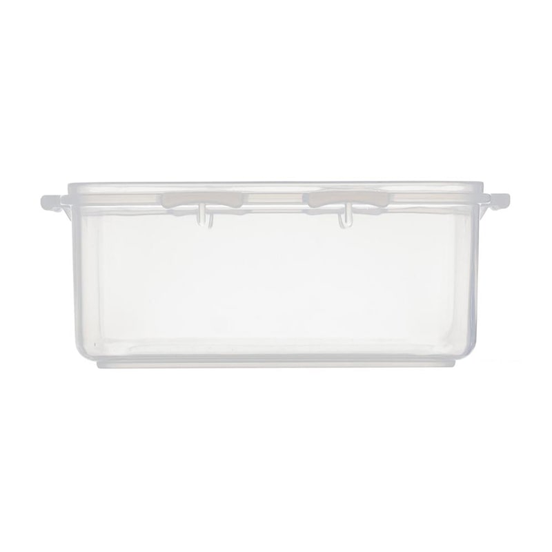 中山福 保存容器 ロック&ロック クラシック 600ml グレー HPL854G 1個(ご注文単位1個)【直送品】