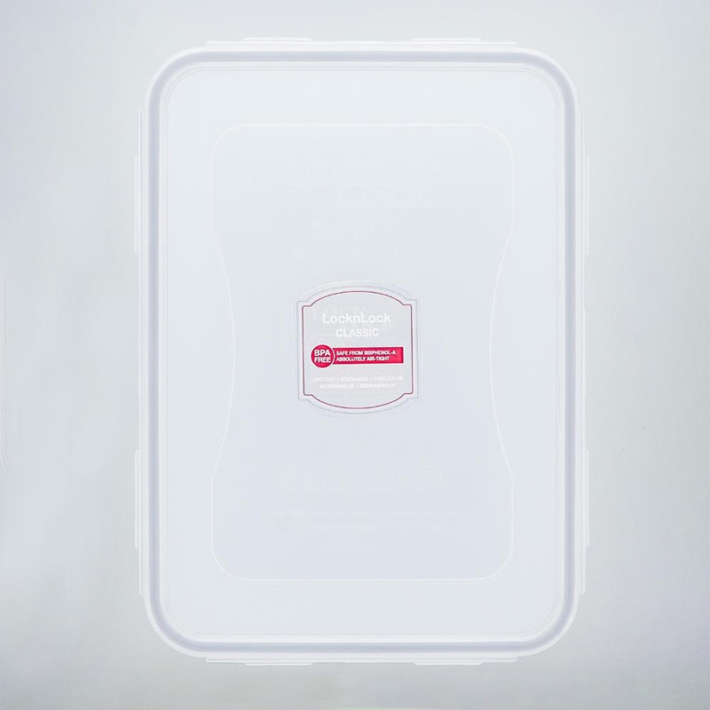 中山福 保存容器 ロック&ロック クラシック 2.6L グレー HPL826G 1個(ご注文単位1個)【直送品】