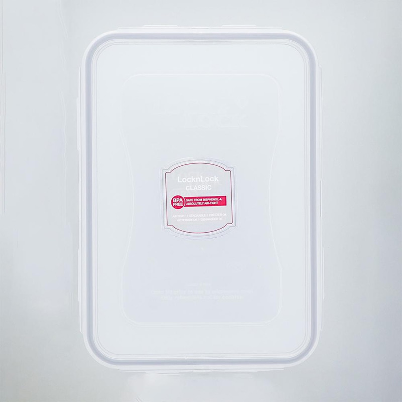 中山福 保存容器 ロック＆ロック クラシック 2.3L グレー HPL825G 1個（ご注文単位1個）【直送品】