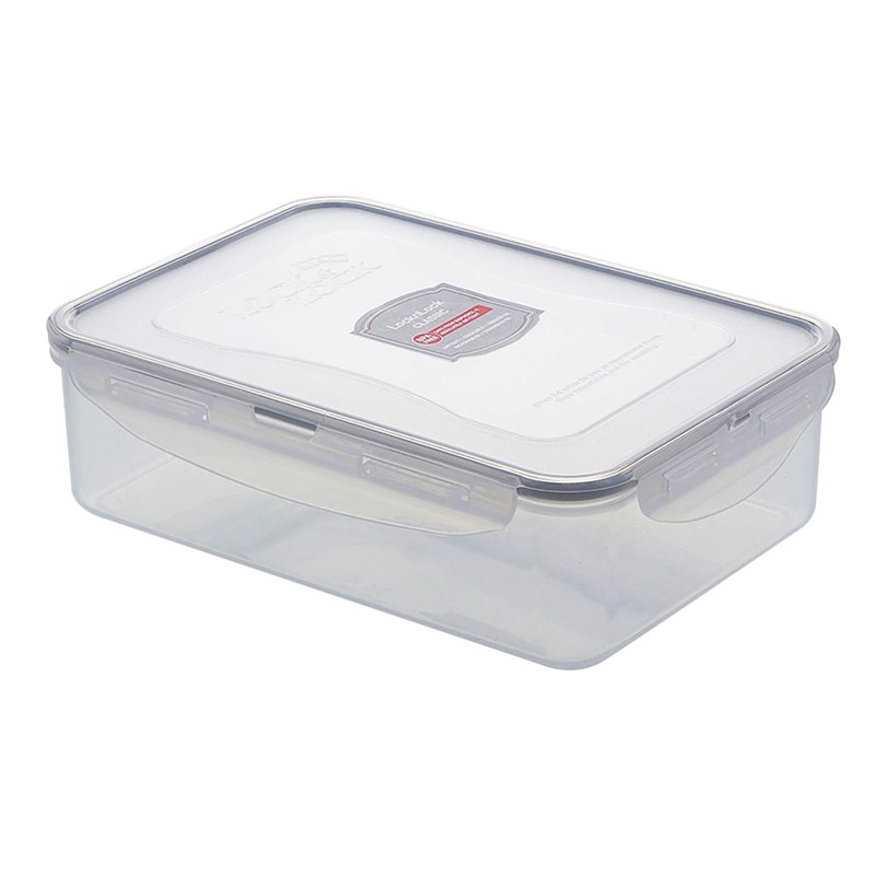 中山福 保存容器 ロック＆ロック クラシック 1.6L グレー HPL824G 1個（ご注文単位1個）【直送品】